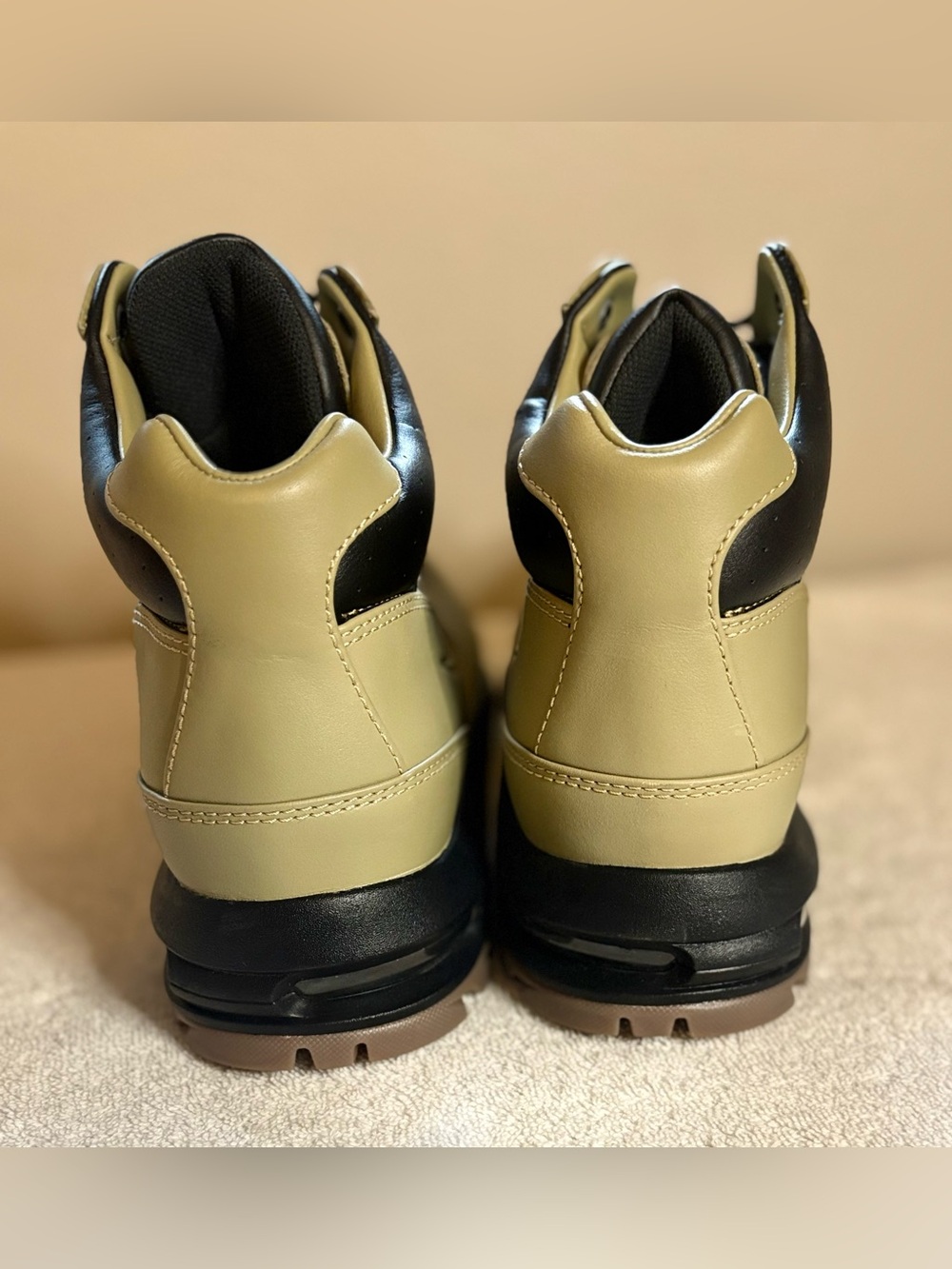 Mens Sz 13 Nike Air Max Goadome Black Olive Sesame Sneakerboot Shoes FZ1314-001 - Picture 5 of 9
